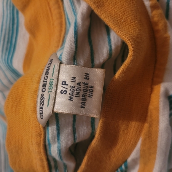 Guess Modern Retrovibe Striped Crop Top S - Picture 5 of 5